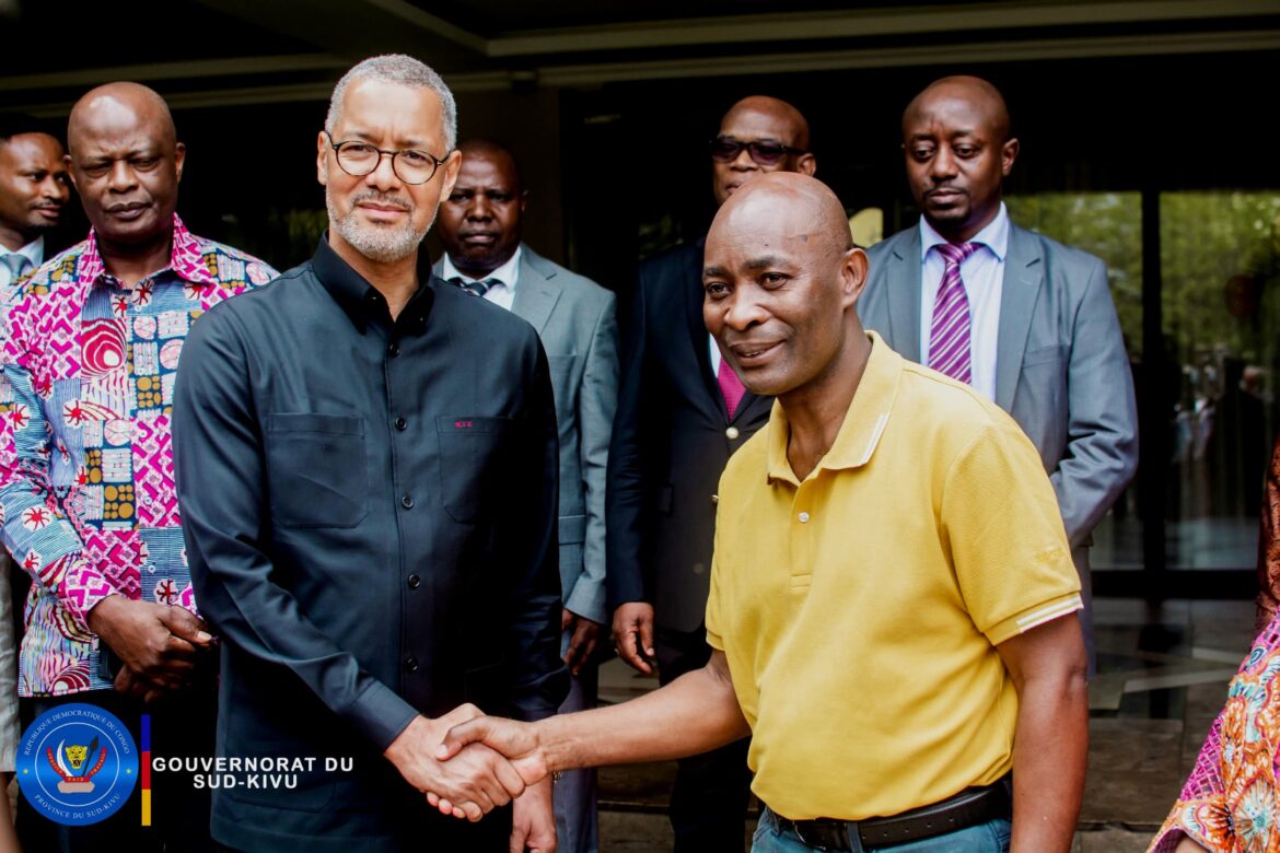 Nord-Kivu: A Goma, le Gouverneur Jean Jacques Purusi Sadiki a rencontré le Ministre National des mines autour de la gouvernance minière.